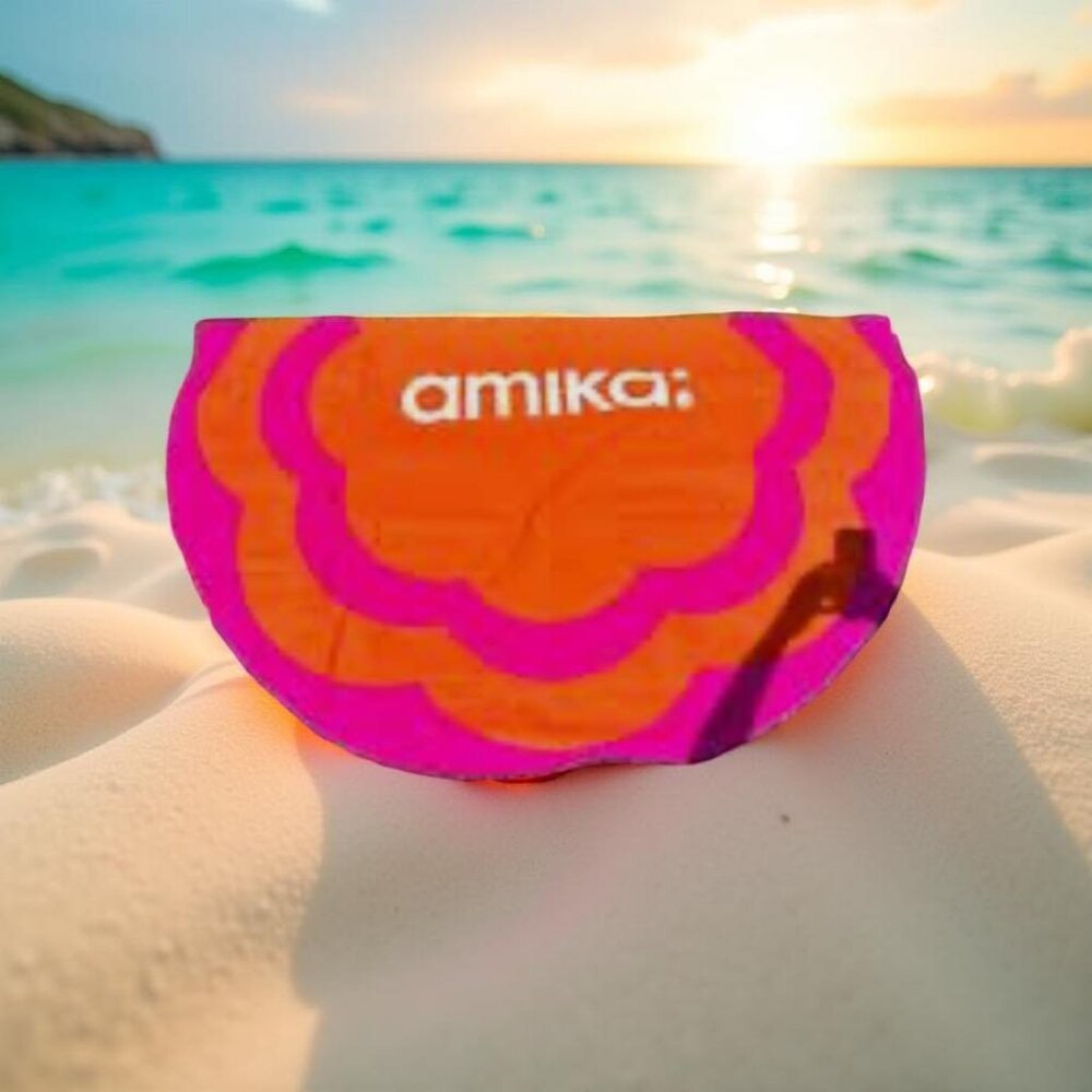 Amika Signature Print Round Beach Towel – 2025 Limited Edition